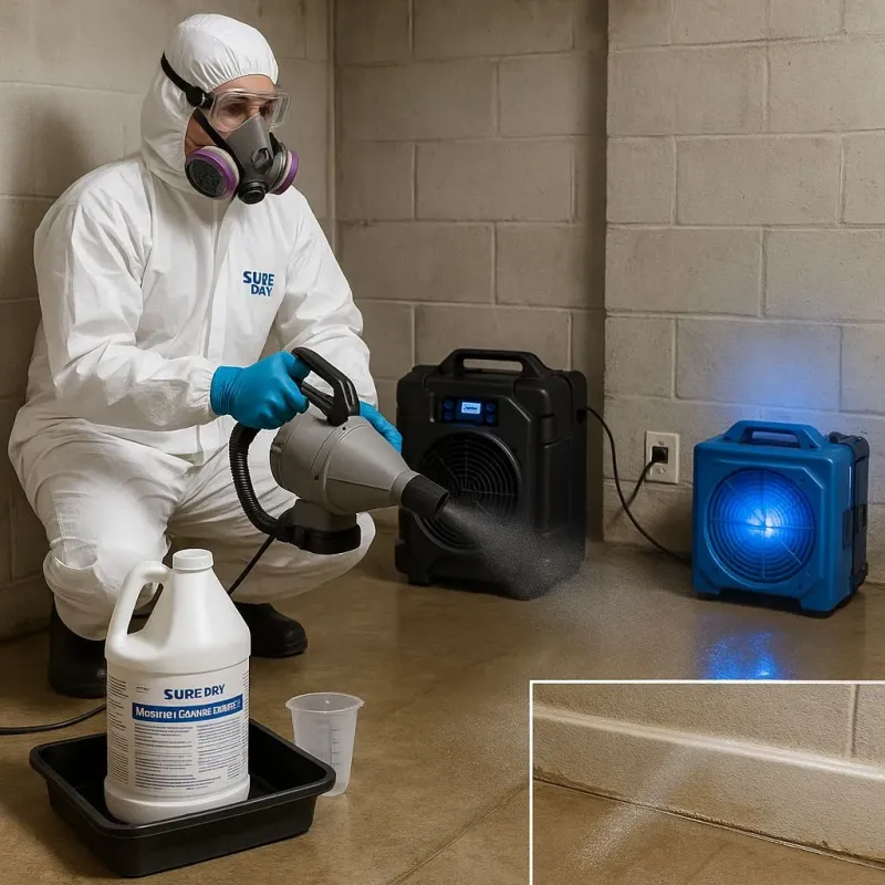 Sanitization and Odor Removal process in West Easton, PA